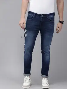 SPYKAR Men Skinny Slim Fit Low-Rise Light Fade Stretchable Jeans