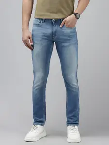 SPYKAR Men Slim Fit Low-Rise Light Fade Stretchable Jeans