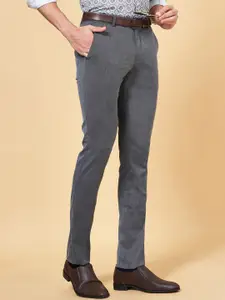 Peregrine by Pantaloons Men Slim Fit Low-Rise Trousers