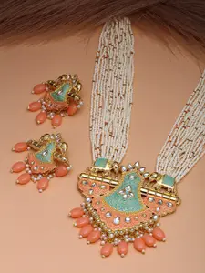 PANASH Gold-Plated Necklace and Earrings