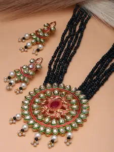 PANASH Gold-Plated Necklace and Earrings