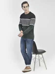 Crimsoune Club Striped Long Sleeves Pullover