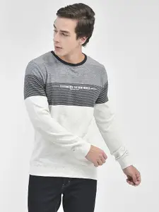Crimsoune Club Colourblocked Round Neck Sweatshirt