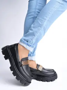 Stylestry Women Comfort Insole Horsebit Loafers