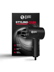 BEARDO Styling Gun Ultra Compact Hair Dryer - Black