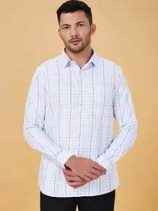 BYFORD by Pantaloons Slim Fit Checked Cotton Formal Shirt