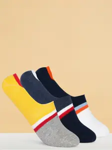 Ajile by Pantaloons Men Pack Of 3 Patterned Shoe Liners Socks