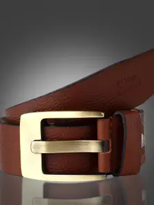 Elite Crafts Men Textured Leather Formal Belt