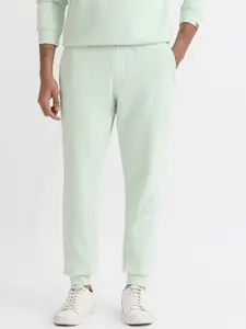 RARE RABBIT Men Glame Regular Fit Mid-Rise Cotton jogger