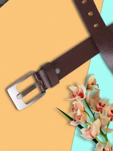 Elite Crafts Men Textured Leather Formal Belt