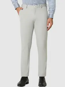 Blackberrys Men Slim Fit Low-Rise Trousers