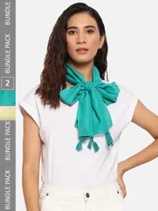 Trend Arrest Set of 2 Striped scarves