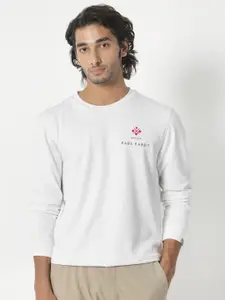 RARE RABBIT Men Cerdon Graphic Print Round Neck Sweatshirt