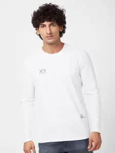 SPYKAR Long Sleeves Slim Fit Cotton T-shirt