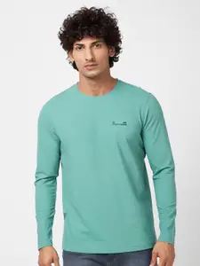 SPYKAR Long Sleeves Slim Fit Cotton T-shirt