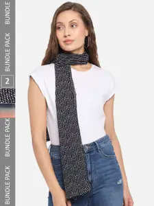 Trend Arrest Women Set Of 2 Striped Scarf