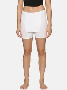 NOT YET by us Women Front Double Layer Stretchable shorts