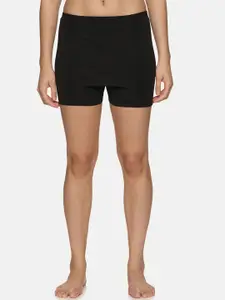 NOT YET by us Women Front Double Layer Stretchable shorts