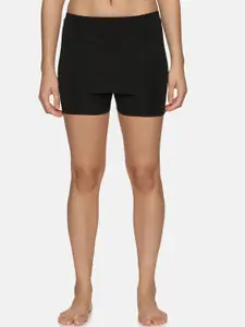 NOT YET by us Women Front Double Layer Stretchable shorts