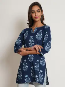 KALINI Floral Printed Pure Cotton Kurti