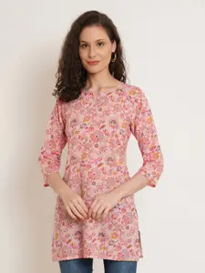 KALINI Floral Printed Pure Cotton Kurti