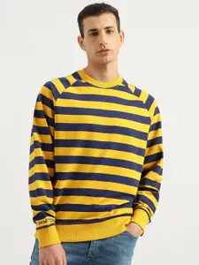 United Colors of Benetton Striped Long Sleeves Cotton Pullover