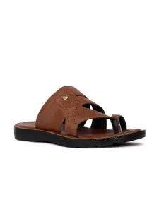 Bata Men Textured Comfort Sandals