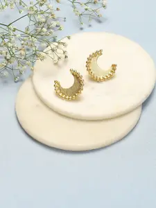 Biba Gold-plated Contemporary Drop Earrings