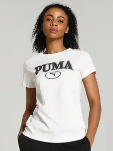 Puma PUMA SQUAD Graphic Printed Cotton T-shirt