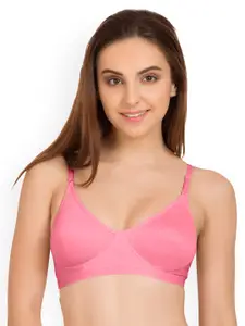 Tweens Pink Solid Non-Wired Non Padded T-shirt Bra TW-9265BPK