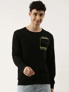 Maniac Typography Printed Cotton Pullover