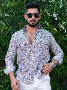 Tistabene Floral Printed New Regular Fit Casual Shirt