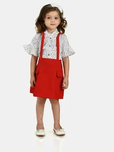 Peppermint Girls Animal Printed A Line Dress