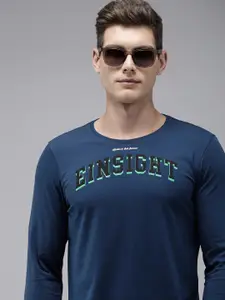 SPYKAR Typography Printed Slim Fit T-shirt