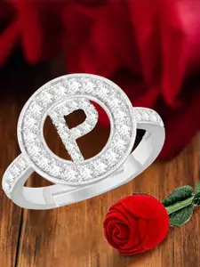 MEENAZ Silver-Plated Finger Ring