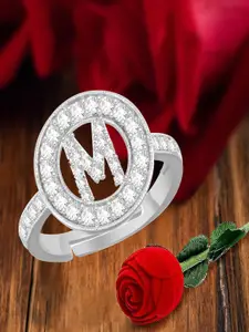 MEENAZ Silver-Plated Finger Ring