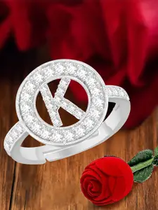 MEENAZ Silver-Plated Finger Ring