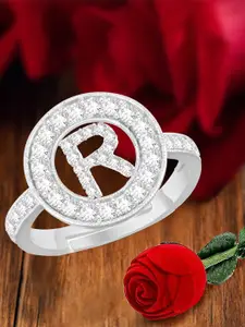 MEENAZ Silver-Plated Finger Ring