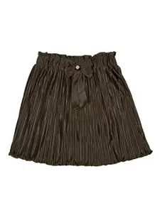 Peppermint Girls Accordion Pleats A-Line Mini Skirt