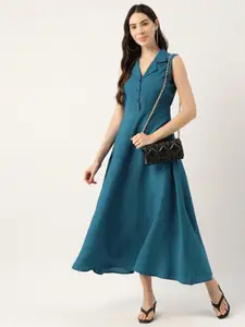Chemistry Sleeveless Tie-Up A-Line Midi Dress