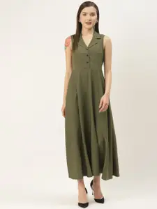 Chemistry Sleeveless Tie-Up A-Line Midi Dress