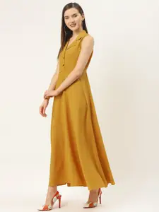 Chemistry Shirt Collar Maxi Dress