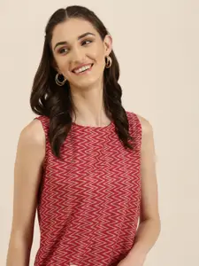 SHOWOFF Geometric Printed Kurta