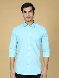 ZEDD Spread Collar Cotton Formal Shirt