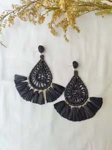 Crunchy Fashion Teardrop Shaped Drop Earrings