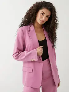 DOROTHY PERKINS Notched Lapel Collar Single-Breasted Blazer
