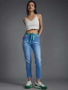 Recap Women Light Fade Relaxed Fit High-Rise Jeans
