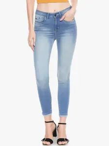 Recap Women Skinny Fit Heavy Fade Narrow  Jeans