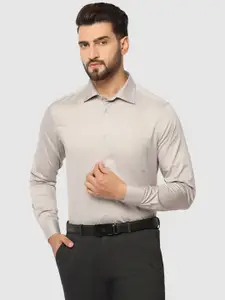 Blackberrys Straight Slim Fit Spread Collar Pure Cotton Formal Shirt