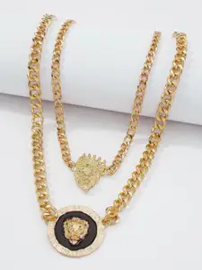 FIMBUL Gold-Plated Layered Necklace